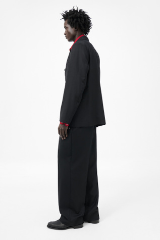 OUR LEGACY UNCONSTRUCTED DBBLAZER セットアップ Our Legacy - Unconstructed DB Blazer Black Panama Wool