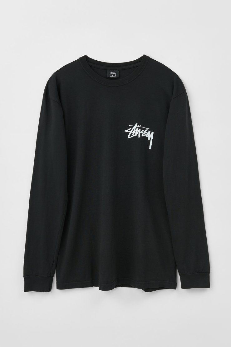 OL WORK SHOP PIG. DYED LS TEE