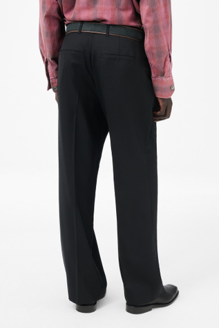 パンツ OUR LEGACY Borrowed Chino Black Melton Borrowed Chino