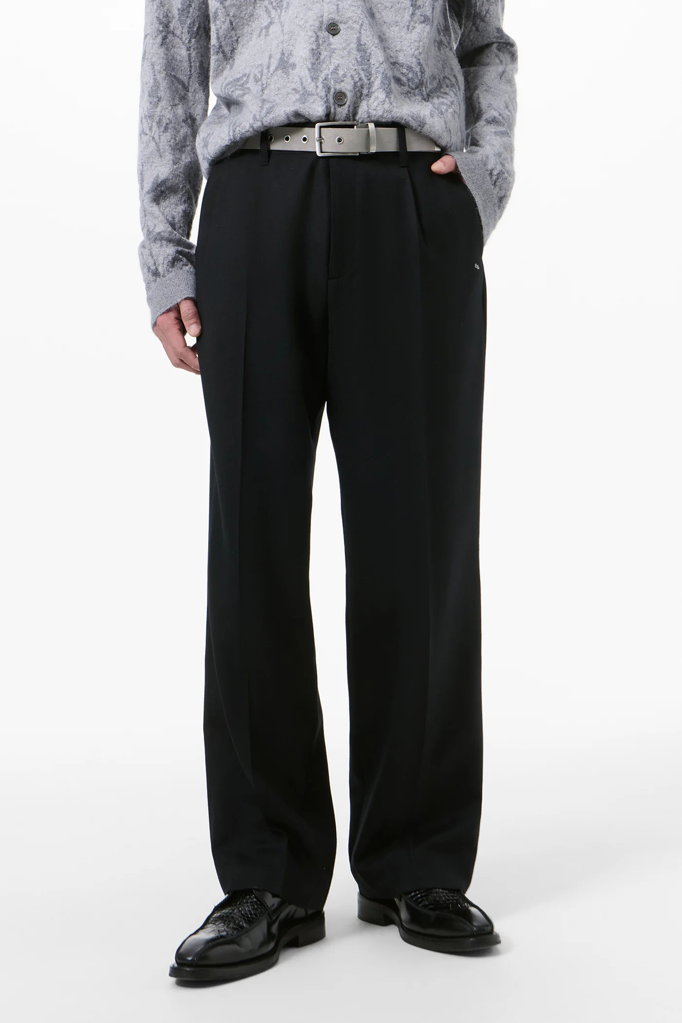 スーツ OUR LEGACY BORROWED CHINO 44 Our Legacy - Borrowed Chino Black Panama Wool