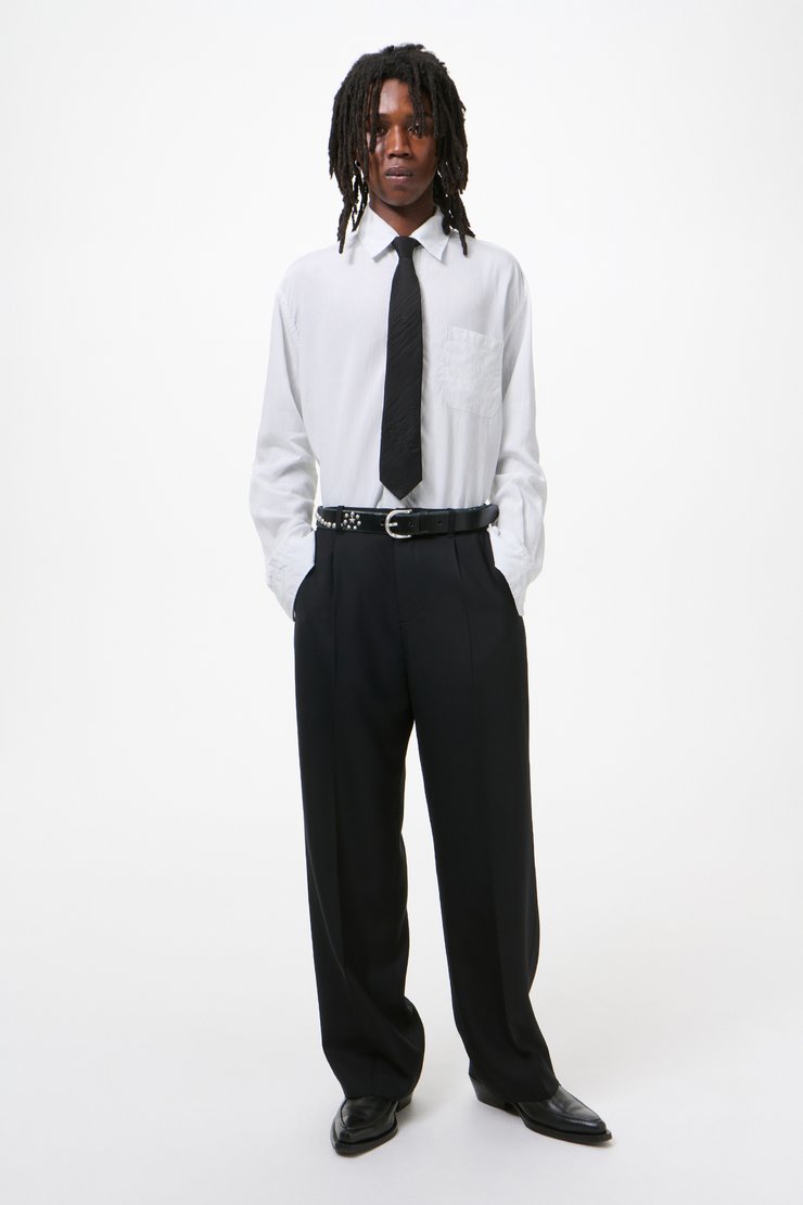 Our Legacy - Borrowed Chino Black Panama Wool