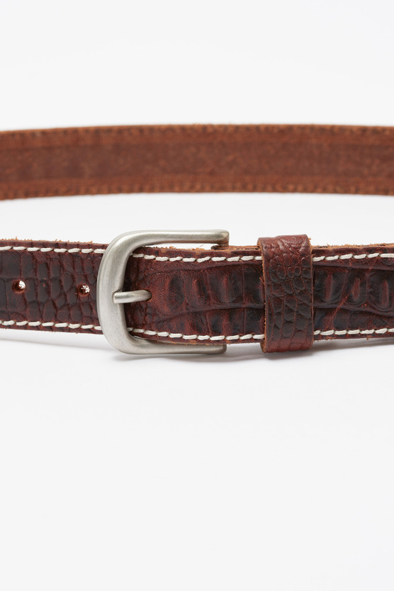Our Legacy - 3.5 cm Belt Brown Croco