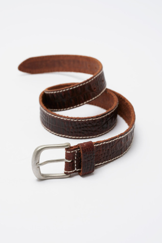 Our Legacy - 3.5 cm Belt Brown Croco