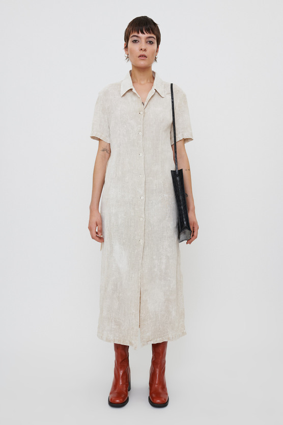 NARROW SHIRT DRESS