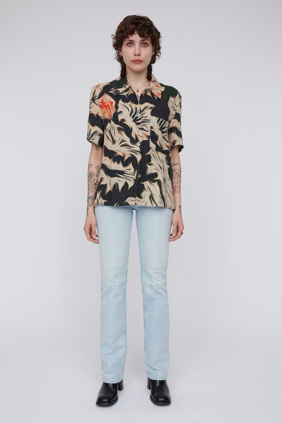 SHORT SLEEVE SQUARE SHIRT