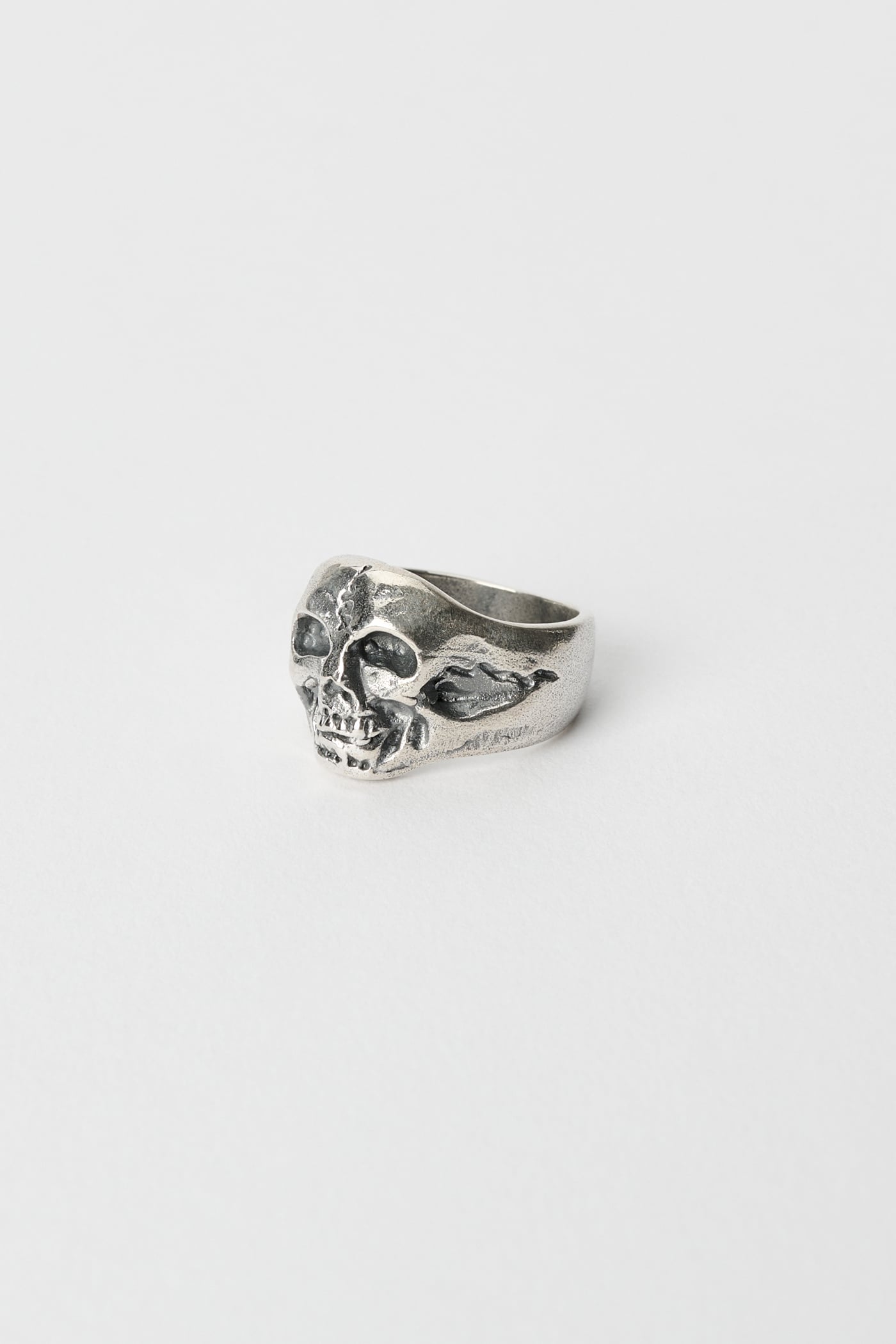 CRANIUM RING - Silver detail 1
