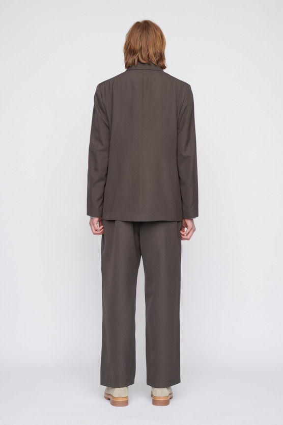 Our Legacy - Unconstructed DB Blazer Olive Grey Wool