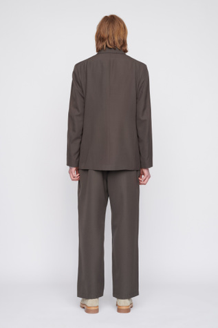 Our Legacy - Unconstructed DB Blazer Olive Grey Wool
