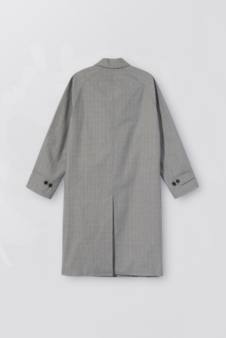 Our Legacy - Raglan Car Coat Prince of Whales Check