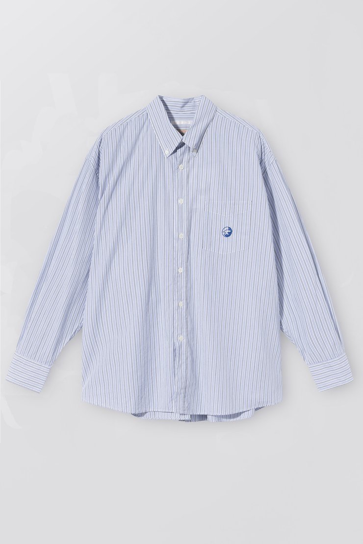 Our Legacy - Borrowed BD Shirt Navy Multi Stripe