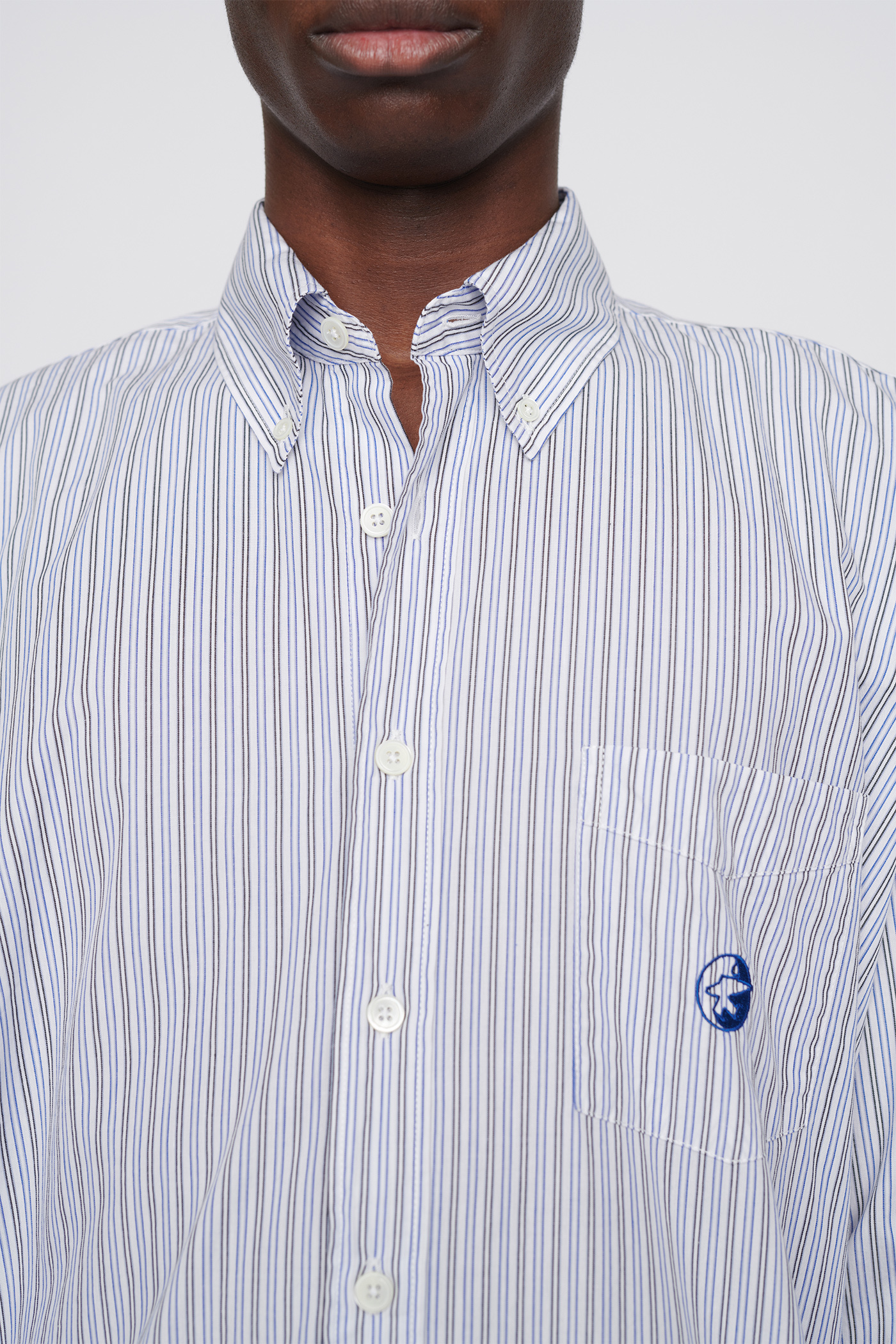 トップス OUR LEGACY 22SS BORROWED BD SHIRT 48 Our Legacy - Borrowed BD Shirt Dusty Lilac Cotton Voile