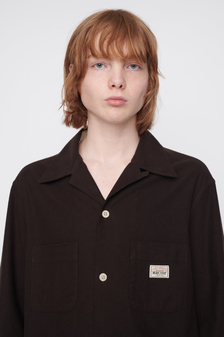 Our Legacy - Heusen Shirt Brown Brushed Flannel
