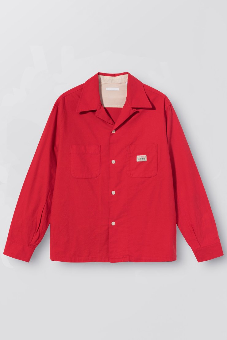 Our Legacy - Heusen Shirt Red Brushed Flannel