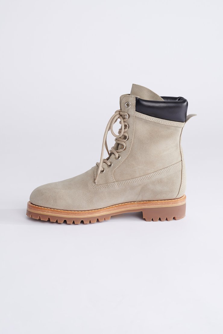 靴 Our Legacy : Survivor Boots Our Legacy - Survivor Boot Light Grey/Beige Suede