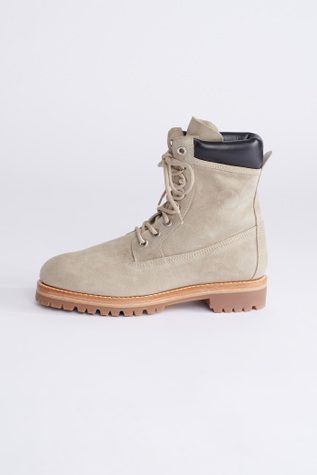 Survivor Boot Light Grey/Beige Suede