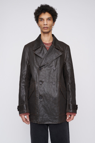 ジャケット・アウター our legacy buta coat Our Legacy - Our Legacy Buta Coat Dusty White Leather. 100