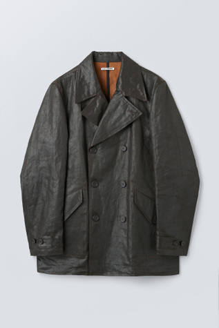 【関税込み】OUR LEGACY ベージュ Long DB Buta コート Our Legacy - Long DB Buta Coat Sand Wax Neo Nylon