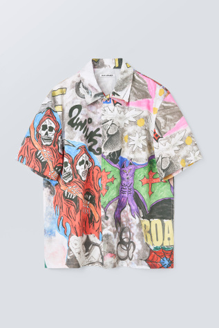 Our Legacy - Box Shirt Shortsleeve Skeletorn Print