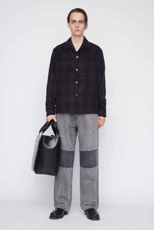 Our Legacy - Heusen Shirt Navy Shadow Check
