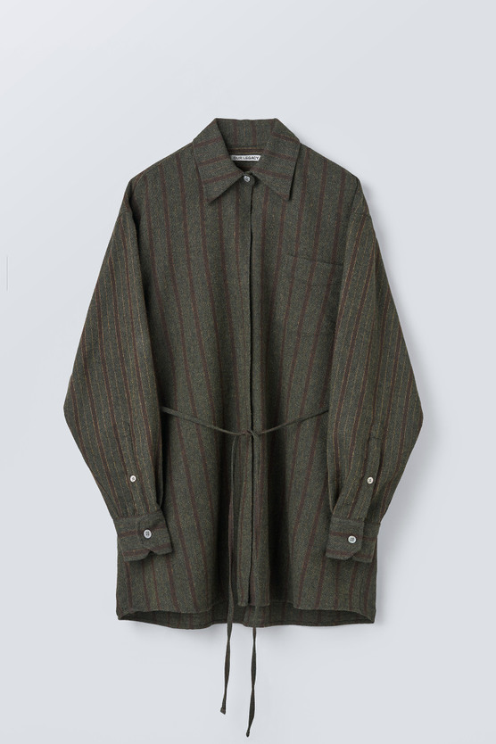 LONG WRAP SHIRT
