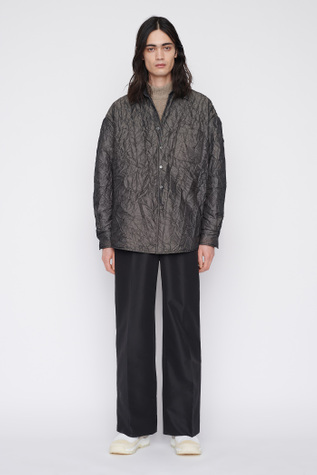 Tech Borrowed Jacket Grey Crushed Tafetta