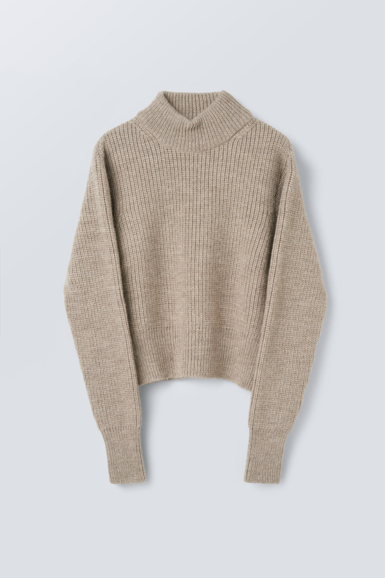 【新品未使用】 Eaphi TURTLENECK KNIT beige Hush Knit Turtleneck | Aritzia CA