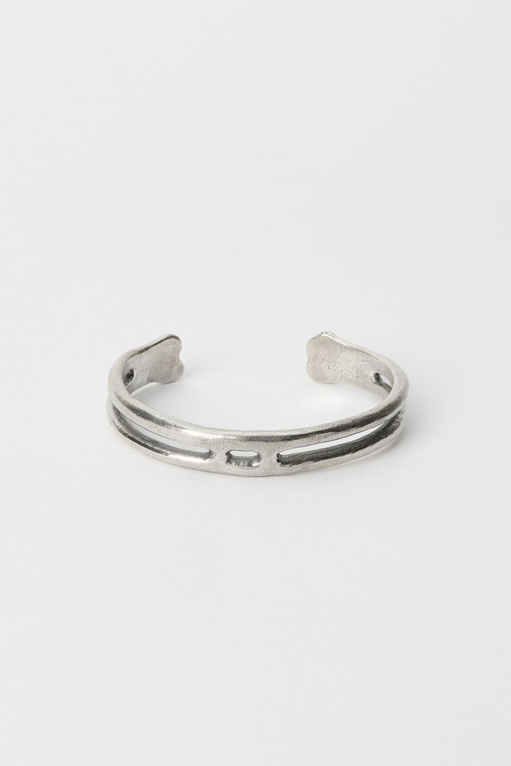 Our Legacy - Spine Bracelet Black Chromexcel Leather Our Legacy - Spine Bracelet Black Chromexcel Leather