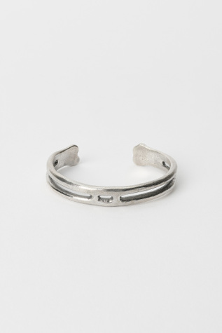 Knochen Bangle Silver