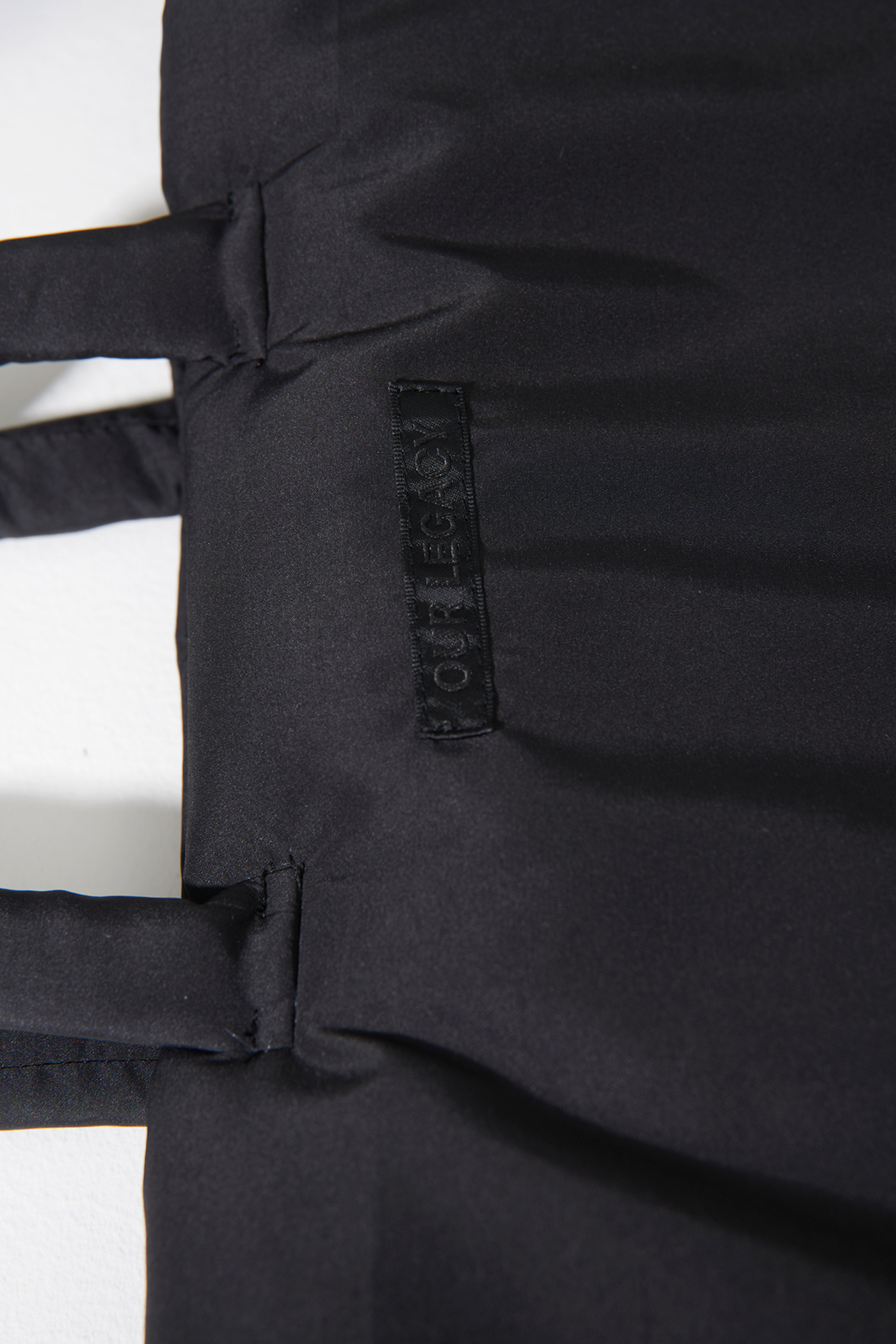Our Legacy - Big Pillow Tote Black Recycled Poly