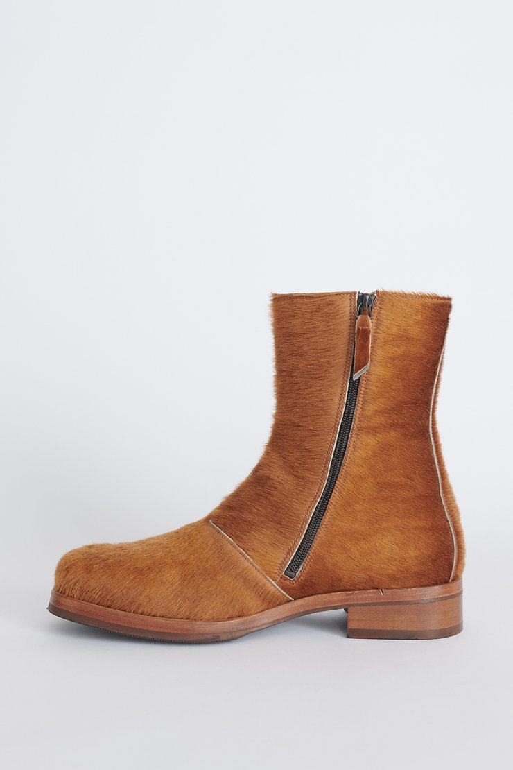 Our Legacy - Camion Boot Caramel Hair On Hide