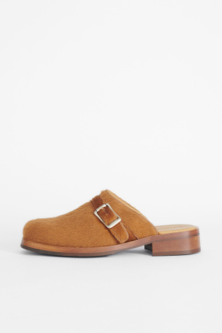 Camion Mule Caramel Hair On Hide