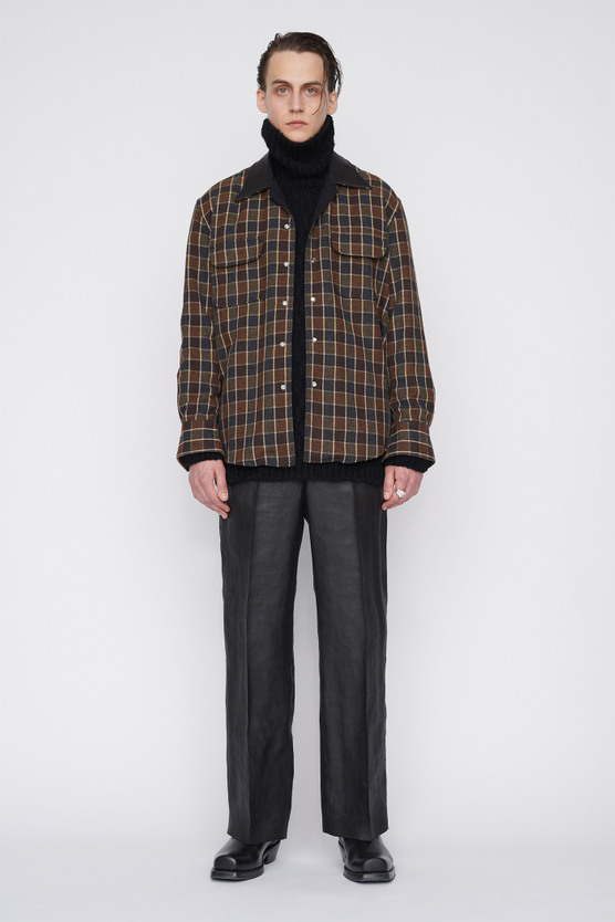 【極美品✨】 OUR LEGACY ポコシャツ Poco shirt 44 Our Legacy - Poco Shirt Brown Melange Check