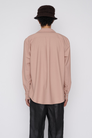 ★韓国の人気★【OUR LEGACY】★Poco Shirt Pink Fluid Woo.l★ Our Legacy - Poco Shirt Pink Fluid Wool