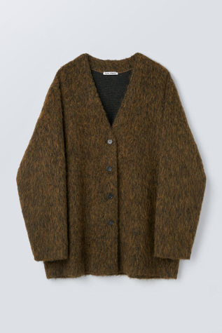トップス OUR LEGACY MOHAIR CAMP CARDIGAN size 36 Our Legacy - Camp Cardigan Black Mohair