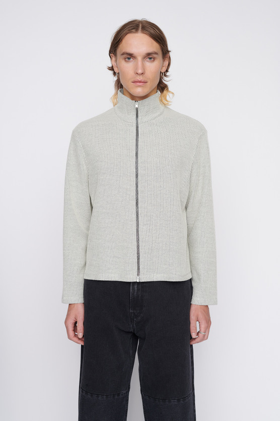 SHRUNKEN FULLZIP POLO