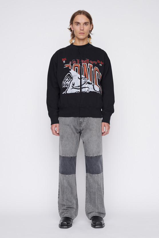 SLASHED BASE SWEAT