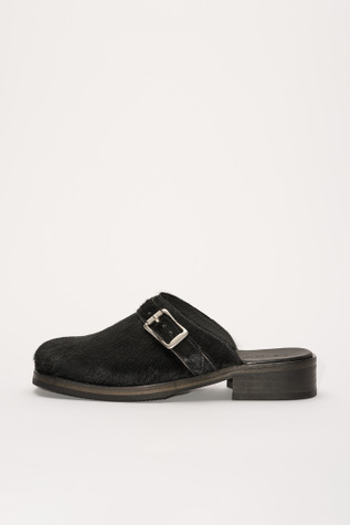 Camion Mule Black Hair On Hide
