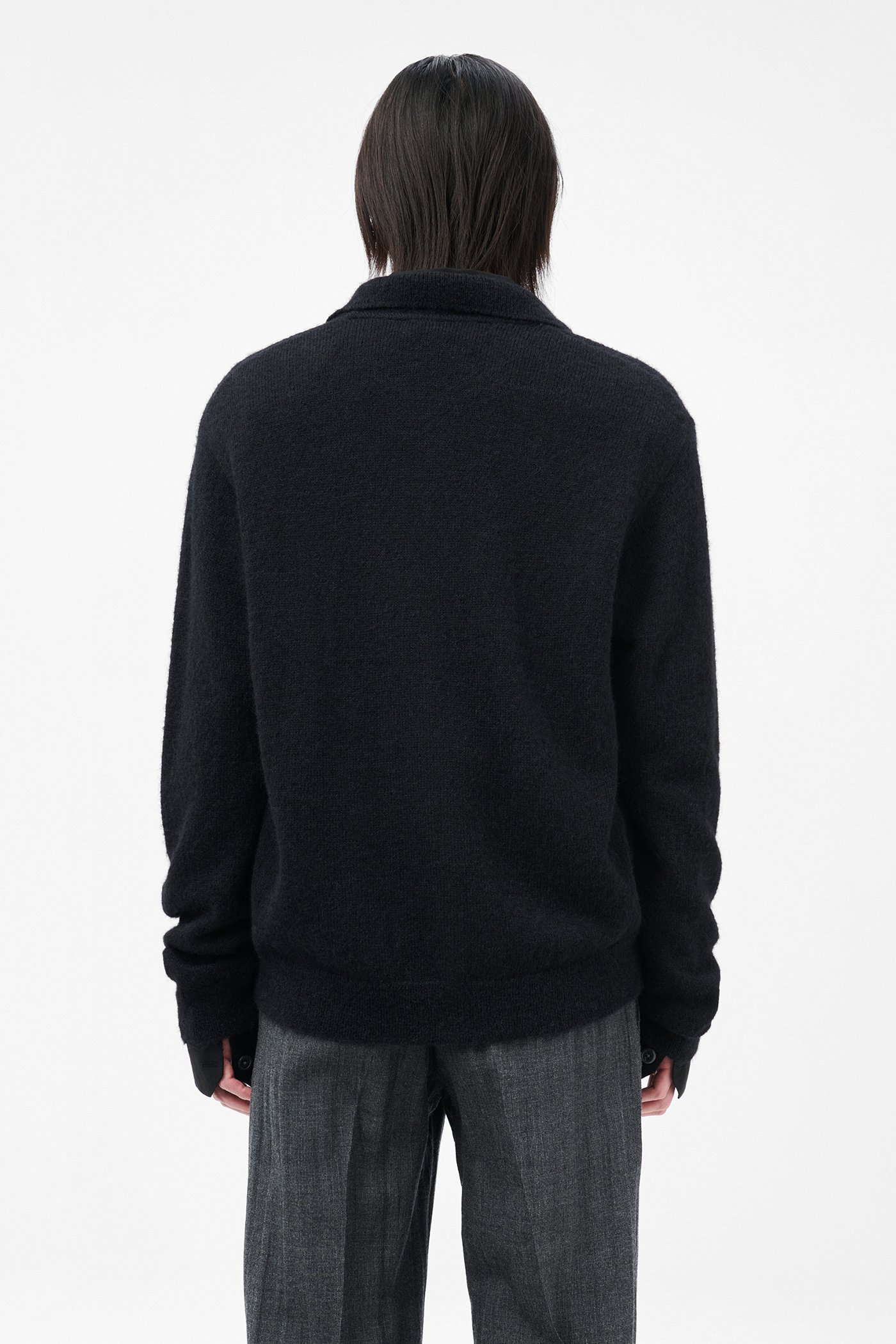 OUR LEGACY☆バロン リブ コットン スウェットシャツ Our Legacy for Men | REVERSIBLE