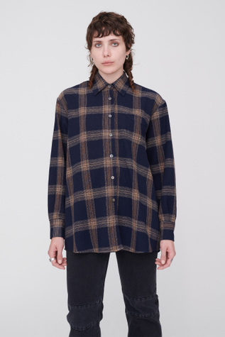 Lend Shirt Blue Columbia Check