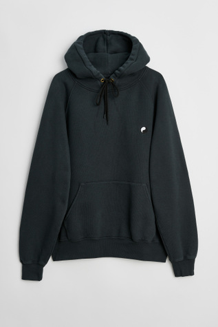 Work Shop Hood Black Yin Yang Embroidery