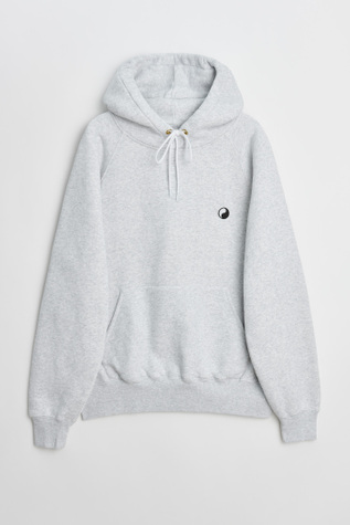 Work Shop Hood Grey Melange Yin Yang