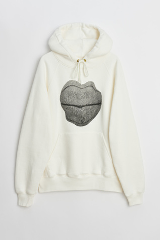 Work Shop Hood White Basketball Print
