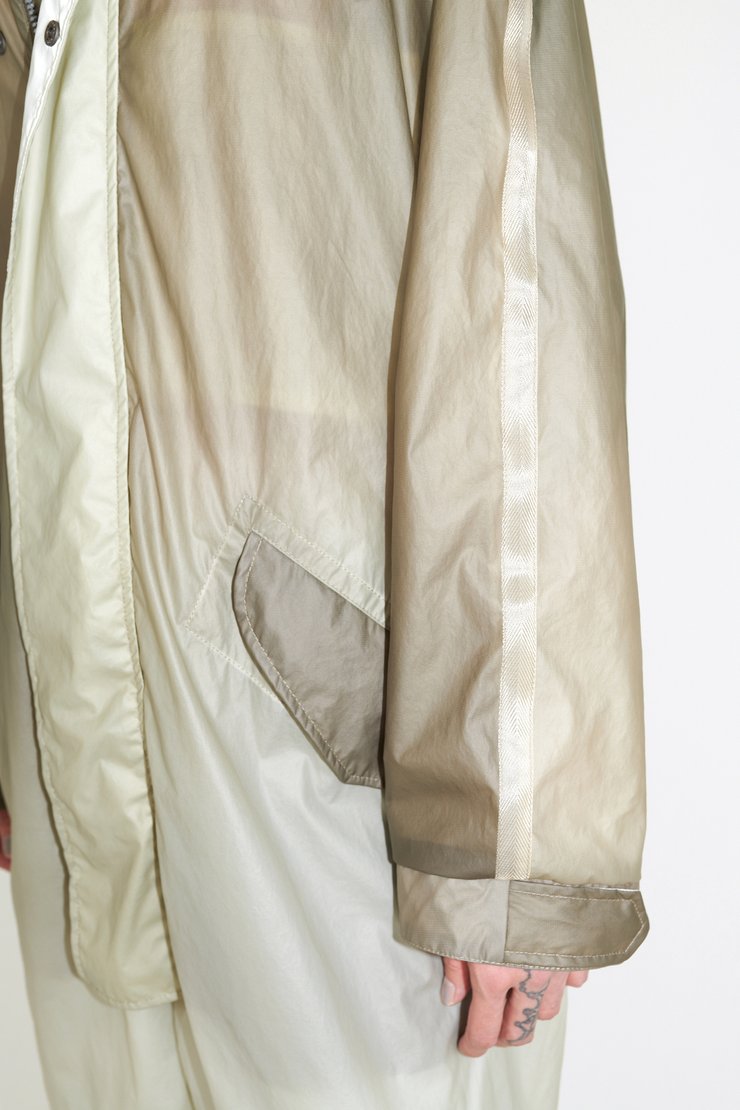 Our Legacy - Cloak Parka Olive Rubber Film | Our Legacy