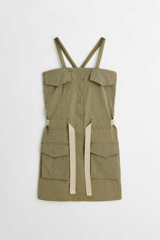 Mountain Dress Army Green High Twist Solaro