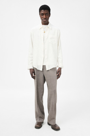 トップス our legacy coco shirt white 46 Our Legacy - Coco Shirt Off White Air Cotton