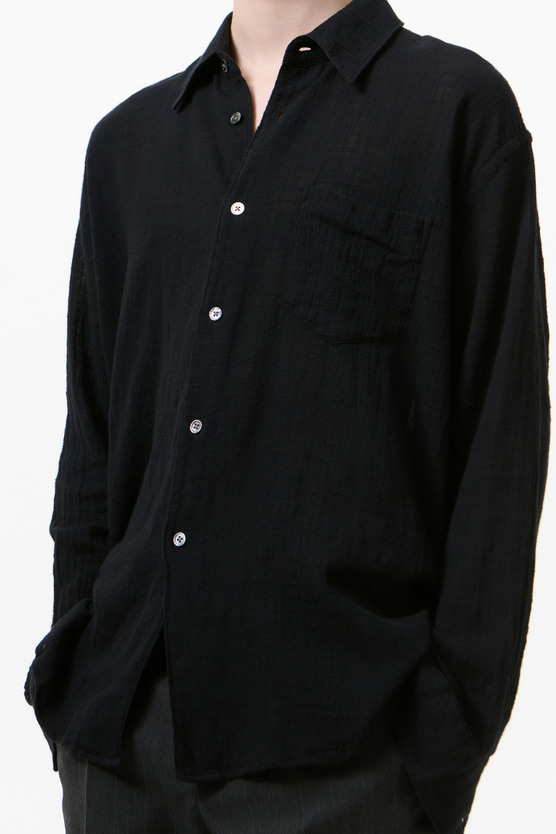 Our Legacy - Coco Shirt Washed Black Air Cotton