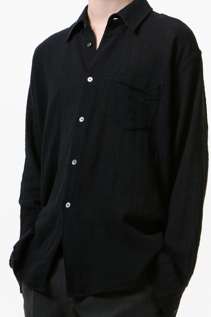 Our Legacy - Coco Shirt Washed Black Air Cotton