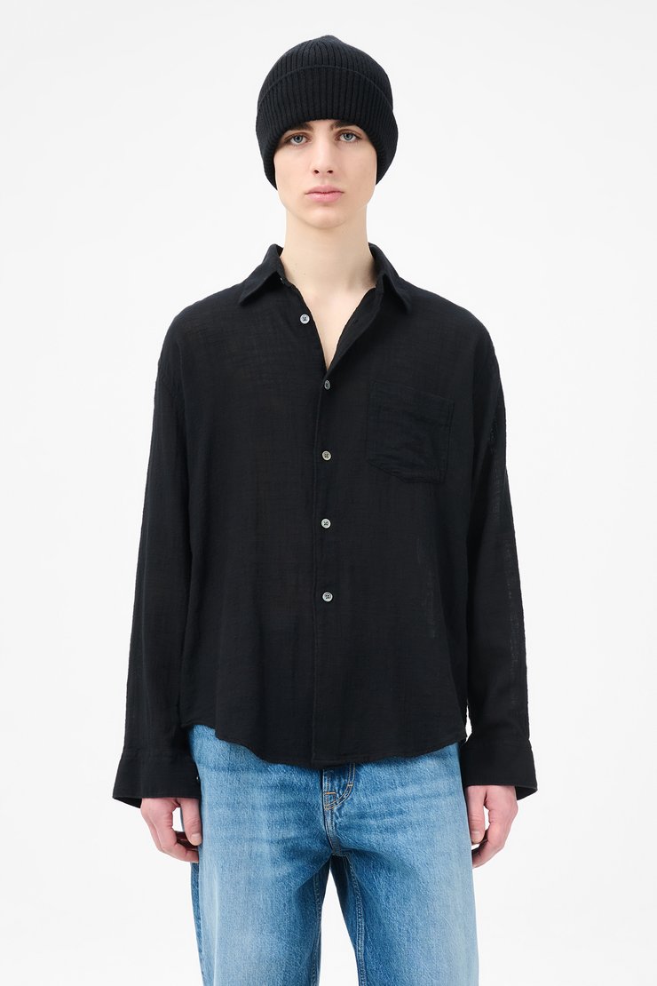 Our Legacy - Coco Shirt Washed Black Air Cotton