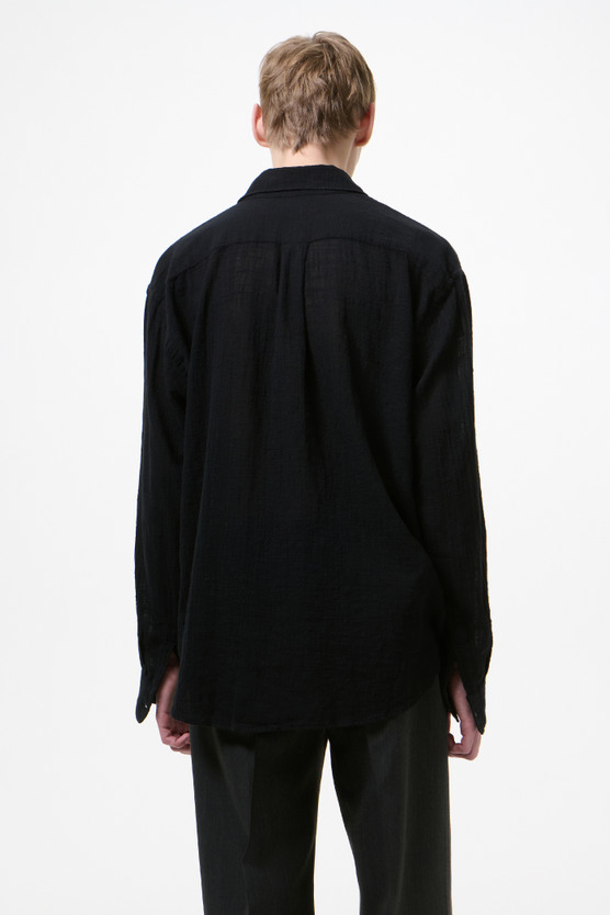 Our Legacy - Coco Shirt Washed Black Air Cotton