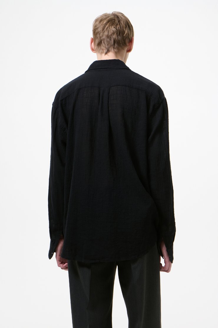 Our Legacy - Coco Shirt Washed Black Air Cotton